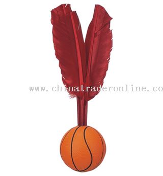 PU Feather ball from China